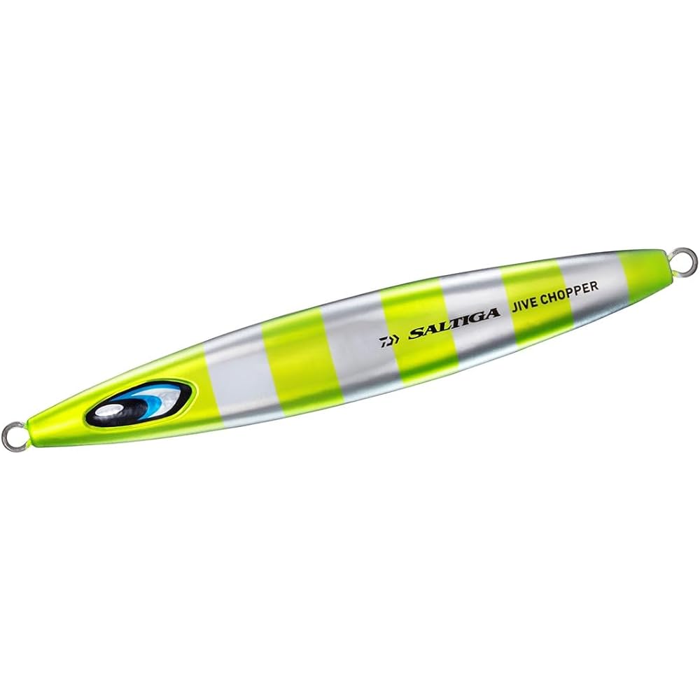 Daiwa Saltiga Jive Chopper Slow Jig 350g ML Chartreuse Zebra Fishing Tackle