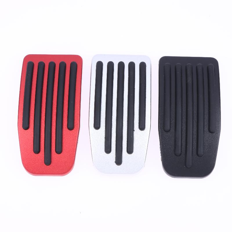 Auto Fußpedalauflagen Abdeckung Rutschfest Gas Bremse Ruhe Leistung Metallmatten Fahrzeugzubehör Für Model 3 Y