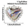 2pcs Various Shape Abalone Shell Trendy Square Oval Rectangle Stainless Steel Charm For Jewelry Making Supplies DIY Pendant Bulk