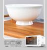 Qiao Yan Bone China High-Footed Bowl - Anti-Scald Ceramic Rice, Noodle, Porridge, and Soup Bowl with Underglaze Color.