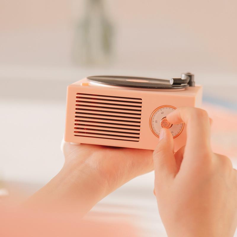 Retro Atomic Bluetooth Vinyl Record Player & Speaker - TikTok Style Gift