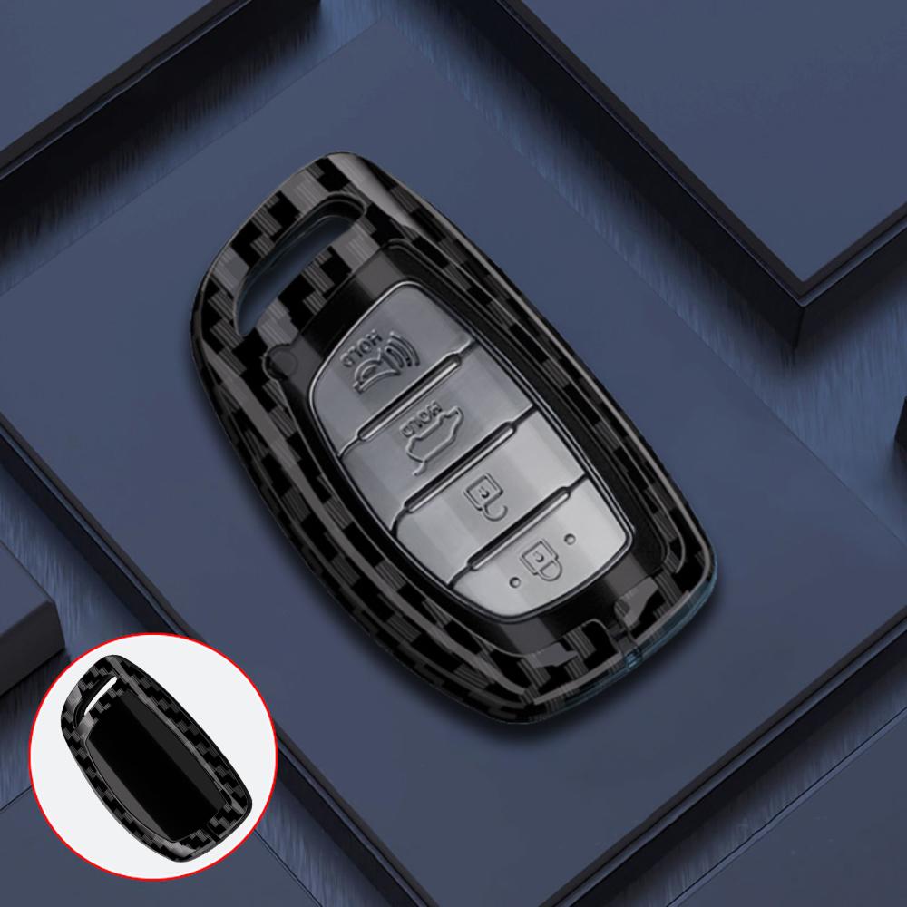 Zinc Alloy Car Key Case For Hyundai Ix35 I40 I20 I10 Tucson Elantra Creta Sonata Ioniq Accent Creata Smart Remote Fobs Cover