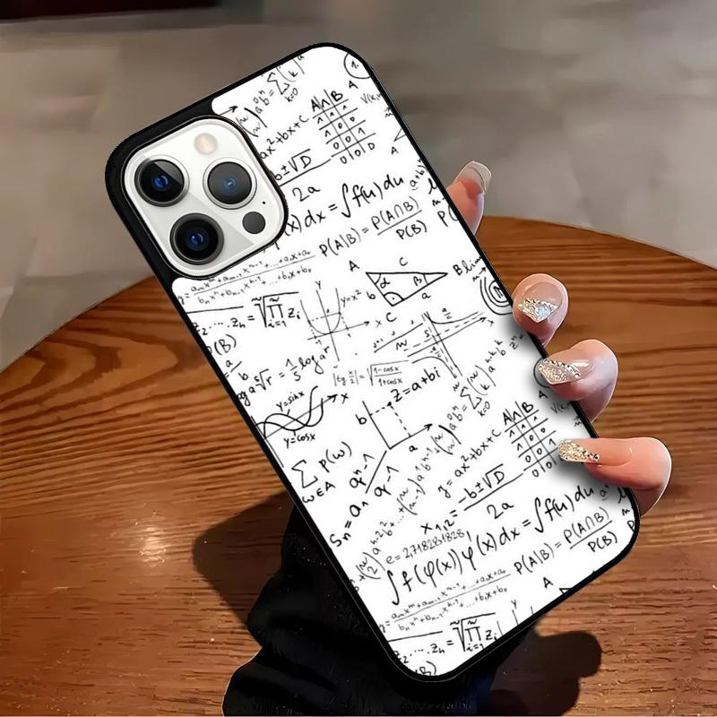 Physics Math Formula Equation Phone Case For iPhone 17 Air 16 15 14 13 12 11 Pro Max Max Plus Bumper Case Cover