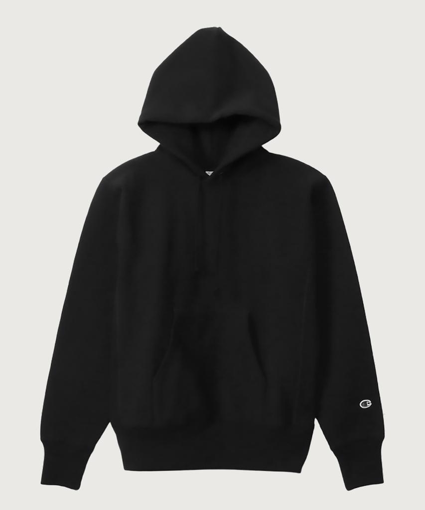 Reverse Weave Blu-Tack Regular Fit Fleece-Lined Hoodie Black