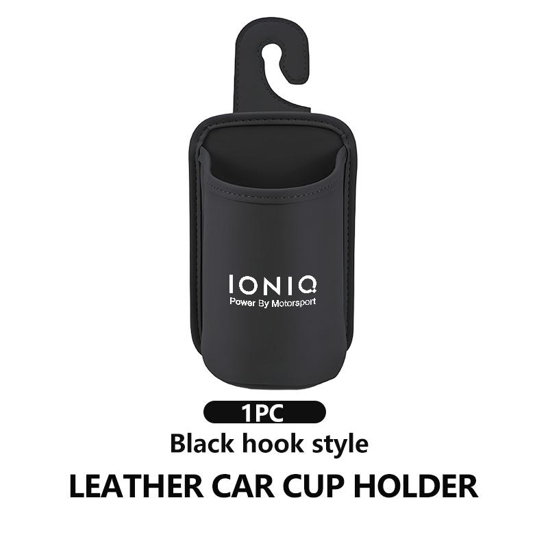 Leder Auto Wasserbecherhalter Innenraum Getränkehalter Organizer Für Hyundai NLINE GDI I10 I20 I40 IX20 IX35 Accent Tiburon Azera Kona lj2