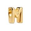 Golden Copper Metal 26 Letter Alphabet Charm Bead Component Compatible With Do It Yourself Bracelet High Quality Fine Jewelry Necklaces Neutral Style