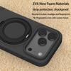 For iPhone 17 Pro EVA Phone Case Compatible with MagSafe Kickstand Protective Cover
