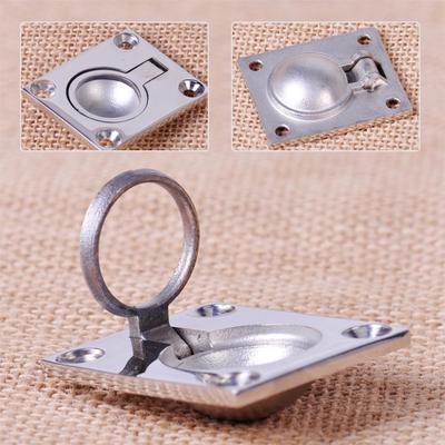 Marine Boat Ring Handle Flush Hatch Locker Cabinet Pull Lift