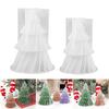 Yousheng Christmas Tree Silicone Mold Flexible Non-Stick Mold Holiday-themed Resin Mold for Candles Chocolate Jelly Soap Making
