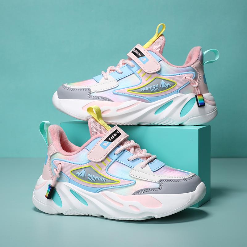 Children's Cotton Shoes: 2026 Autumn/Winter New Style for Medium & Large Kids - Running, Student, Snow Boots