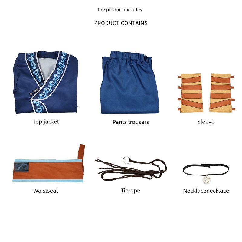 Avatar Katara Cosplay Costume Character Stage Performance Katara Cosplay Outfit