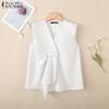 ZANZEA Women CasuaL V-Neck Summer Sleeveless Tank Tops