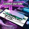 Custom Name Personalized Club Santos Laguna Pattern Mousepad, Laptop PC Desk Mat, Decorative Desk Mat for Home Keyboard Pad Gift