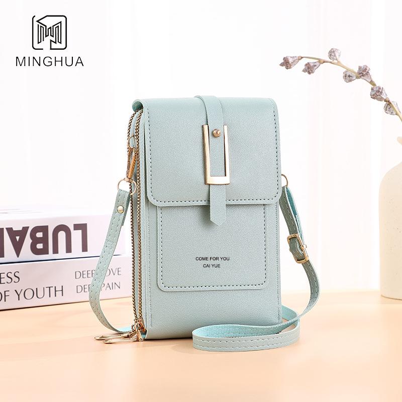 Mobile phone bag, women's crossbody bag, lightweight mini women's shoulder bag, touch screen