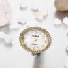 Women's Ring Watch, Free Size, Waterproof, Analog, Numeral, Stylish, Gold, Fashion Accessory