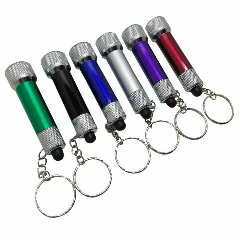 5 LED Mini Keychain Flashlight  Super Bright Small Flashlight Aluminum Alloy Camping Keychain Torch Portable Outdoor Lighting