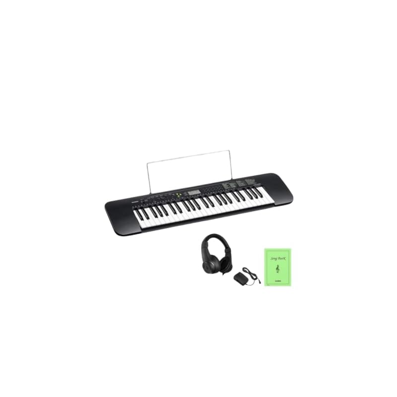 

[Piano specialty store Headphone set] Casio electronic keyboard CTK-240 CTK240 slim & compact 49 keys 100 tones 100 rhythms Compatible with two power