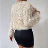 Women's Autumn/winter Cardigan Fur Heavy Industry Fashion Plush Sweater Jacket