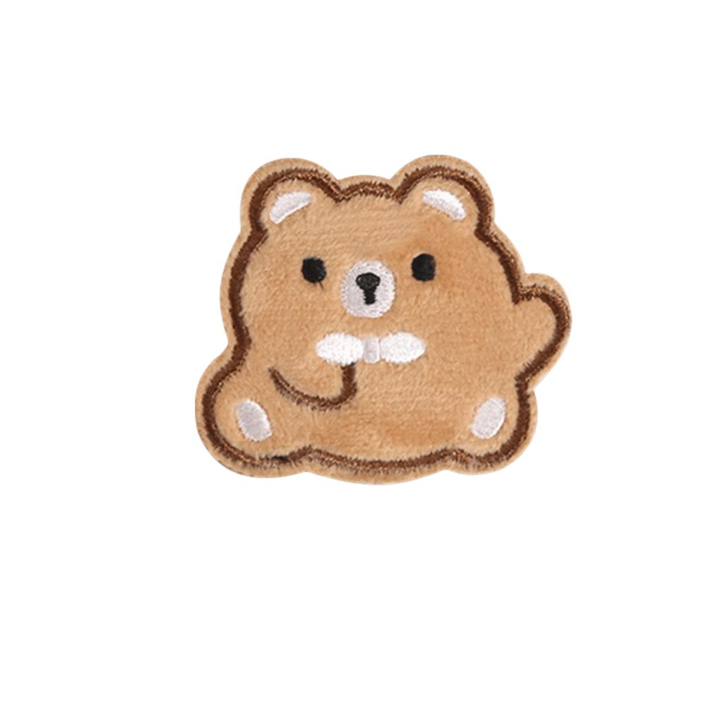 Self Adhesive Down Jacket Fabric Patch Cartoon Bear Fabric Iron On Patches  Clothing Accessories
