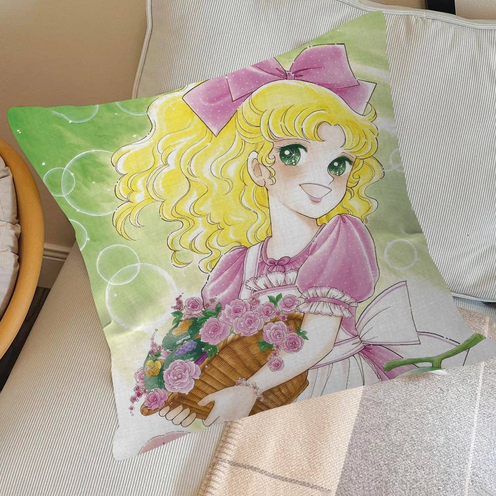 Anime Candy Candy Cushion   Cushion Cover Car Throw Pillow Case For Sofa Car Christmas Gift