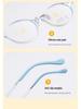 Adjustable 2025 Kids' Oval Eyeglass Frames - Comfortable, Anti-Slip Nose Pads for Boys & Girls