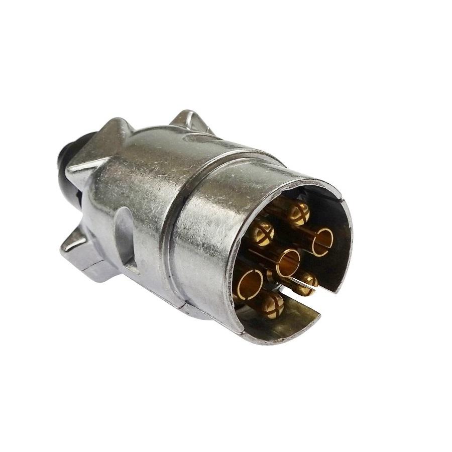 7-pole W-7 aluminum electrical plug