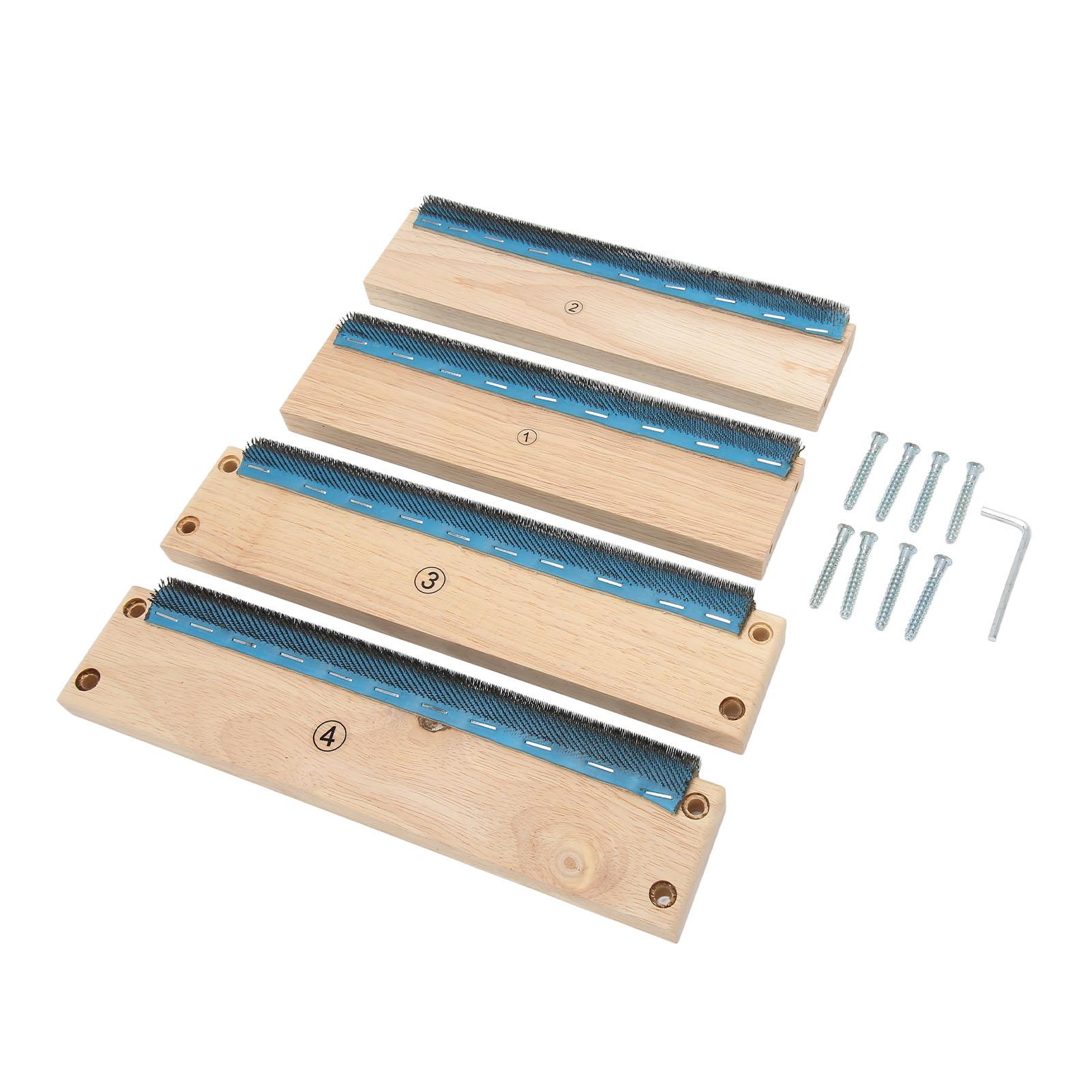 

Рама для вышивки полосой 9,8 дюйма 4 стороны Прочная Массив дерева Легкая сборка Рама для ковровой вышивки с винтами Гаечный ключ для тафтинга DIY