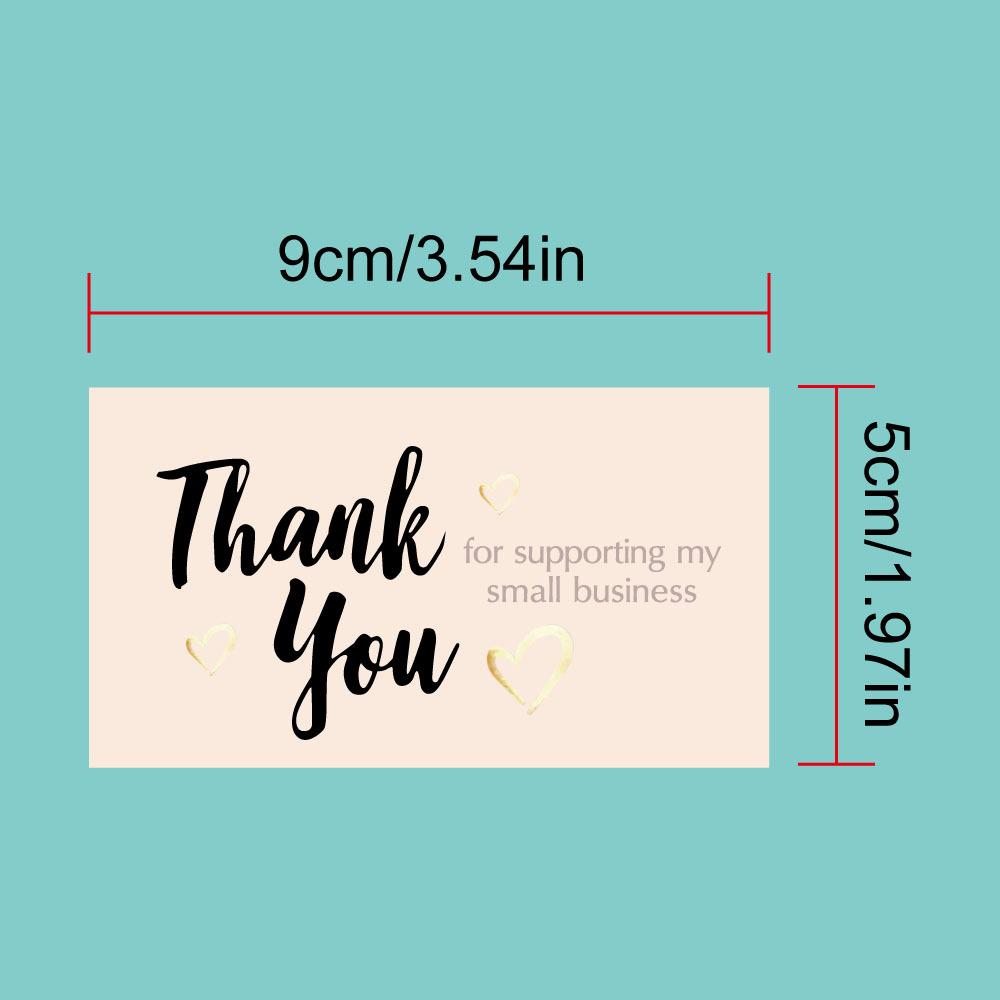 50 Cards/pack, Greeting Cards, Thank You Cards, Paper Cards, Thank You for Your Order, Thank You Cards, Small Businesses, Thank You Cards