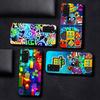 Game Geometry Dash Phone Case For Samsung S 24 Fe 25 Ultra Plus 20 Lite 21 30 22 23 24 22 Ultra 5G Fundas