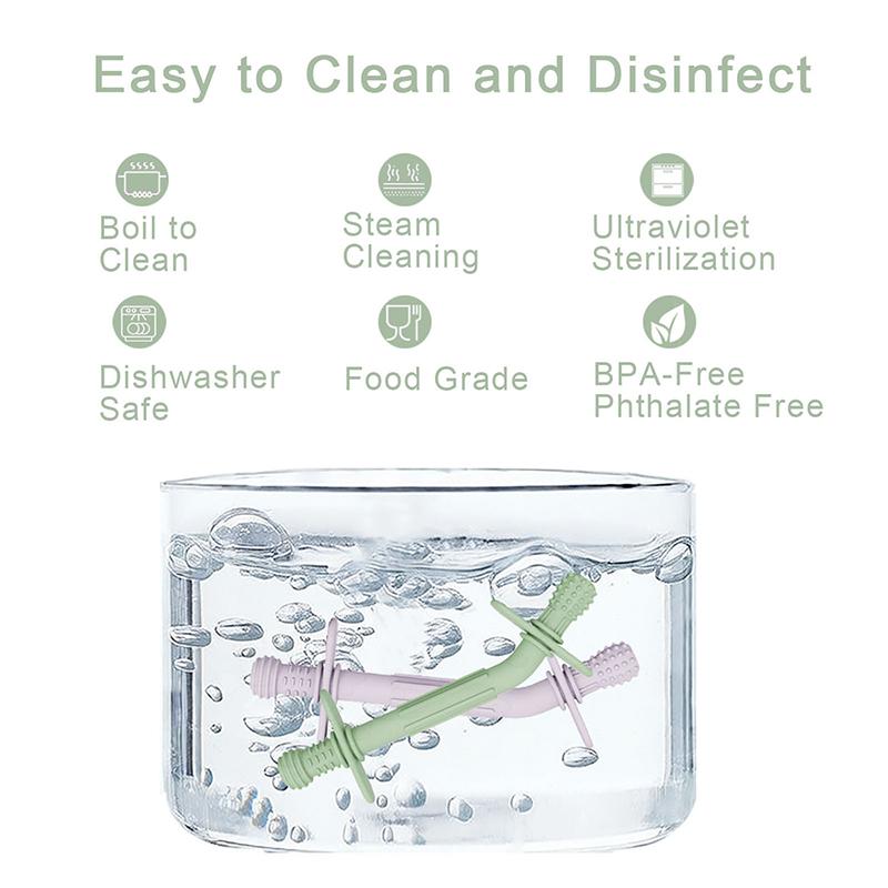 Kid Chewing Tube Infant Chew Teething Toys Speech Therapy Teeth Massager Children Speak Oral Rehabilitation Training Talk Tools