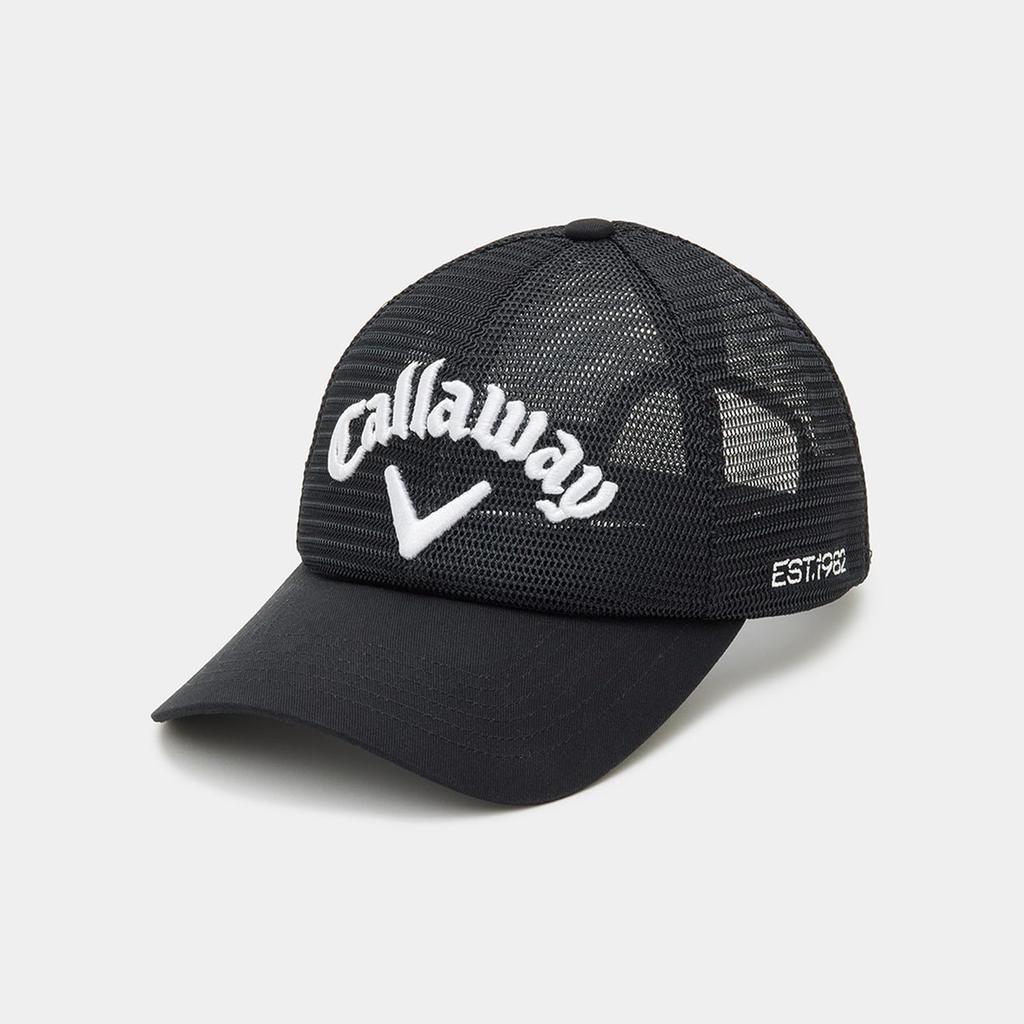 Cap with Ventilation Adjustable Golf Hat C25191106 FR [Callaway] Men's (Mesh Holes, Size) / / 1010_Black