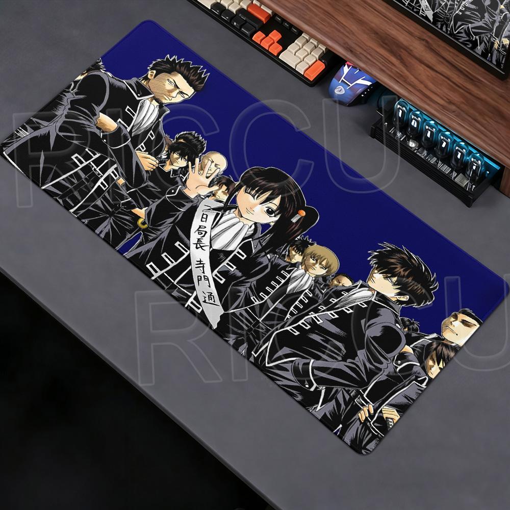 Large-Gintama Mouse Pad Anime Anti-slip Offices Accessories Gaming Mousepad Desk keyboard Mat Office Rug Gamer Rubber Mats