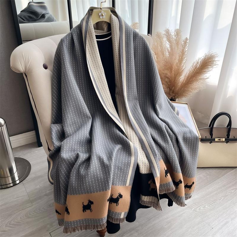 Cashmere Scarf for Women Thick Warm Winter Blanket Brand Female Luxury Quality Shawl Wrap Bufanda Poncho Echarpe Pashmina