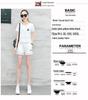 Women's Korean Style Summer Two-Piece Set: Loose Short Sleeve T-shirt & Shorts Casual Sportswear