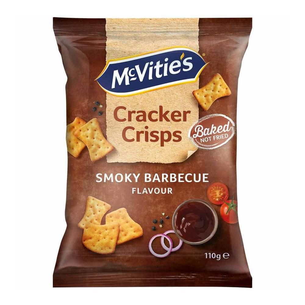 Mcvitie'S Smoky Barbecue Crisp Crackers 110G
