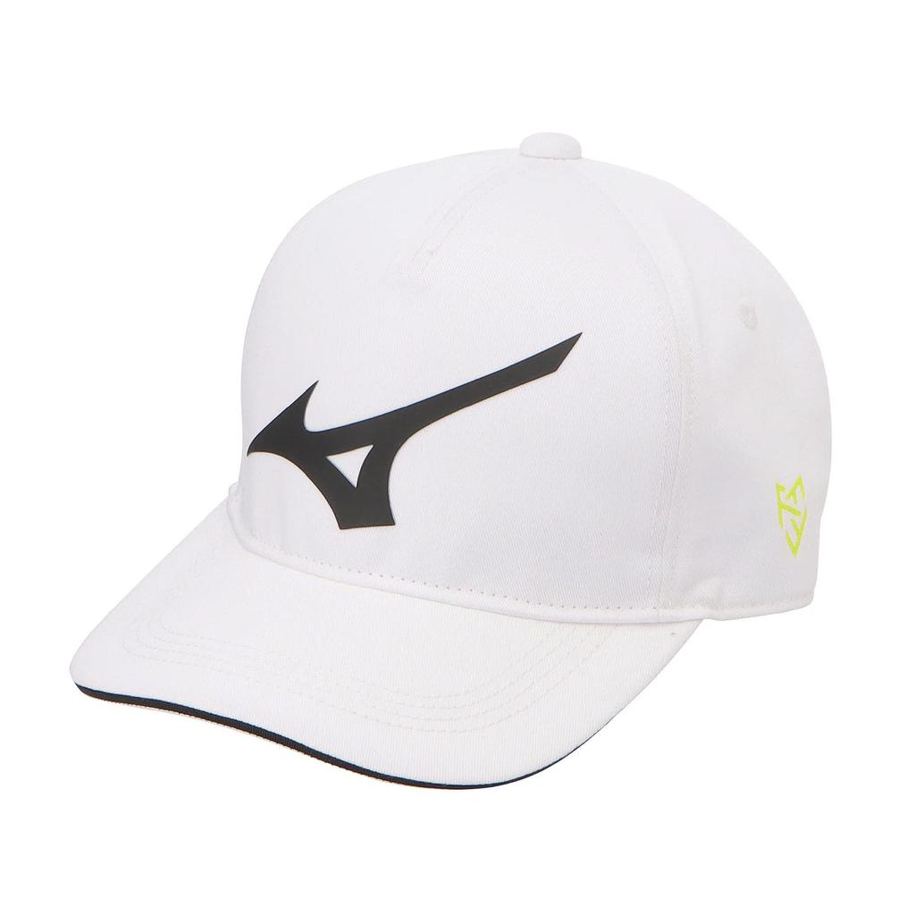 Mizuno Flat Brim RB Logo Cap Size Men's (E2MW1503), White, 150-200