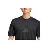 Adidas Z.N.E. Crew Neck Logo Print Short Sleeve T-Shirt Men Tops Black JE3069