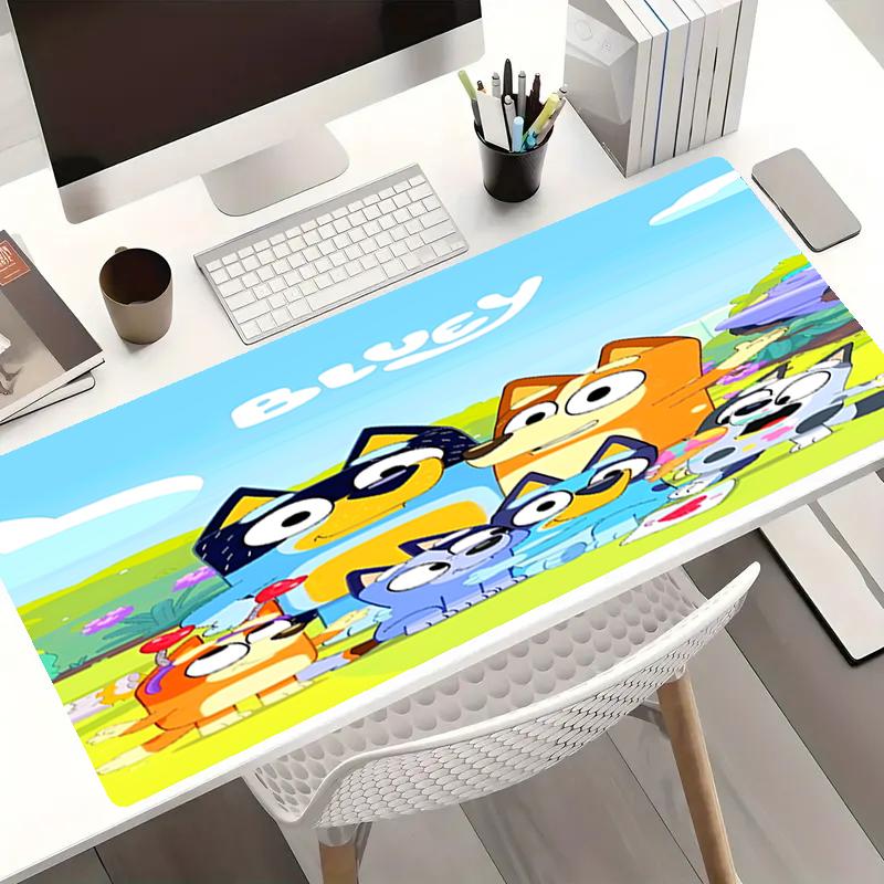 Bluey Theme Mouse Pad, Non Slip Rubber Base, Multifunctional Office & Home Decor, Perfect for Workspace Personalization.