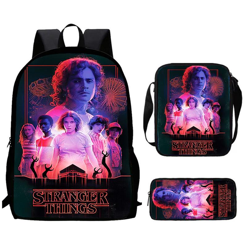Monster Story Schoolbag High Definition Multi-Function Oxford Lightweight Backpack