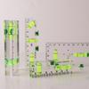 Mini High-precision Level Ruler with Bubble Magnetic Spirit Level Transparent Thickening Measure Tools Household