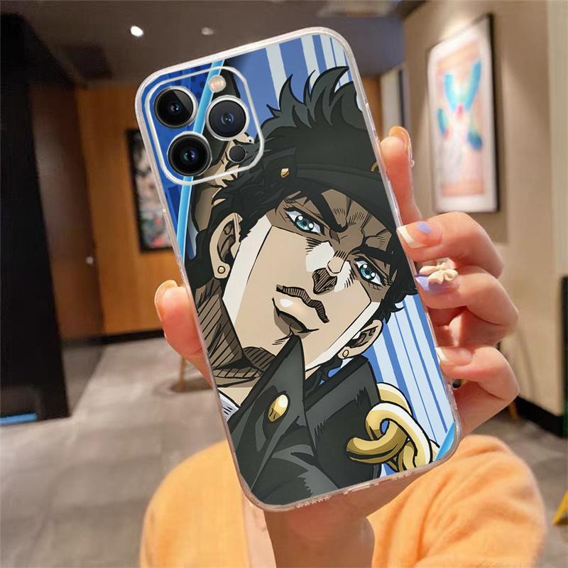 

Чехол для телефона Jotaro Anime jojo s bizarre adventure Carcasa Funda Для iPhone 17 Pro Max Air 16 15 14 13 Pro Max 15 16 Pro 15Plus iPhone 13Pro