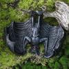 Exquisite Bat Sculpture Decoration Resin Animal Flowerpot Decoration Bat Pendant  Home Decor