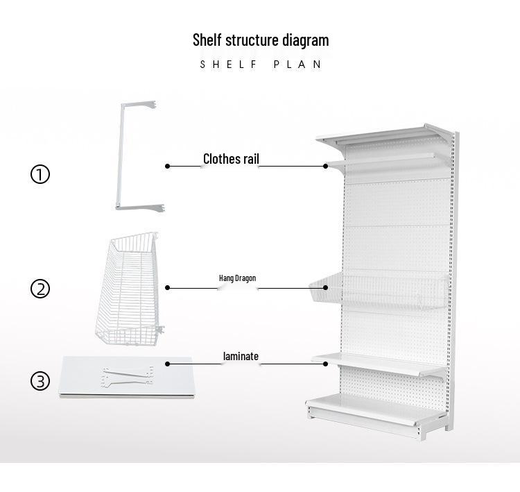 Internet Celebrity Clothing Rack: Open Wardrobe & Storage Cabinet for Home or Rental Spaces