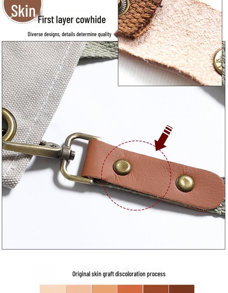 Tablier de travail en toile avec logo personnalisé: Multi-poches, Épaissi, et Résistant à l'usure