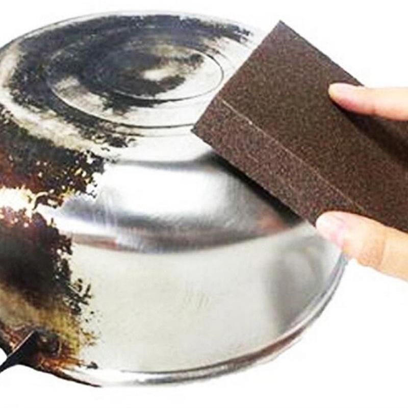 Magic Emery Sponge Eraser Brush Kitchen Pot Pan Dish Bowl Sponge Descaling Cleaning Multi-purpose Magic Wipe Cleaning Tools