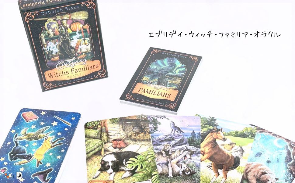 I.I.J Oracle Cards Everyday Witch's Familiars Oracle English Affirmations Fortune Telling Authentic Product