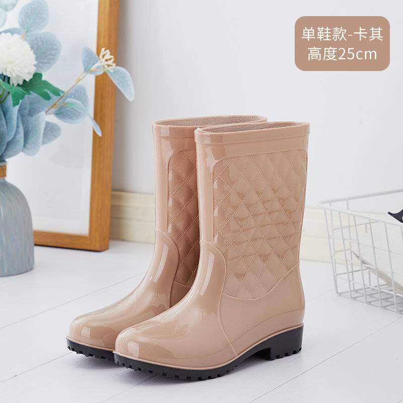 

Комплект женских нескользящих полусапог для воды, женские дождевые сапоги, новые резиновые сапоги, женские взрослые сапоги для воды, износостойкие полусапоги 36