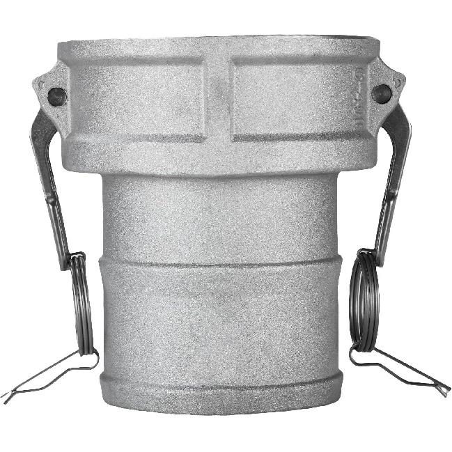 1 Pack 4 Inch Camlock Fittings Type C Aluminum Cam and Groove Hose Fitting Female Camlock X Hose Shank Camlock W/Gasket Inside (C400)