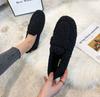 Fashion 2024 new women's winter warm outdoor shoes plush design british style white snow boots Ladies' casual flats Large size 41-43
