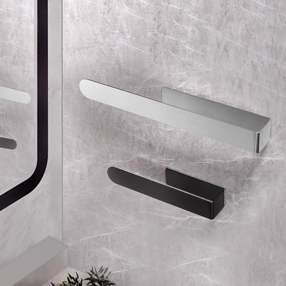 Single Rod Tissue Holder Self-adhesive Bath Towel Hanger Durable Towel Rack  Bathroom
